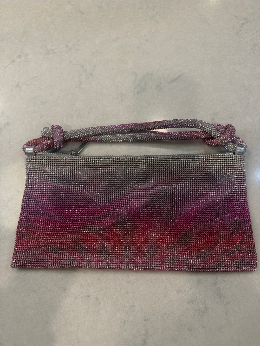 Cult Gaia Pink Ombre crystal Clutch Bag in Pink - used once- perfect!! - Picture 3 of 4